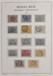 1879/1971 Verzameling SP, dagblad, TX, in ringklasseur en insteekboek, zm/m/ntz.