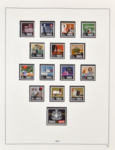 1961/1995 Sammlung in 3 Alben mit Jahren doppelt, einwandfrei 