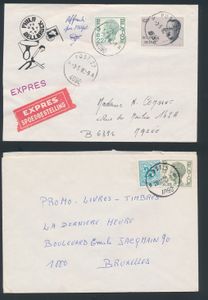 1971/1981 samenstelling van 28 leger brieven gefrankeerd merendeel met Elström zegels w.o. enkele met 