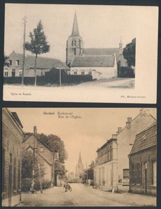 Hechtel, très belle composition, toutes les vues de villages plus anciens (14 pièces)