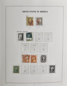 1851/1992 Verzameling in 2 Davo albums, vanaf aardig klassiek (OPGELET: diverse fotokopieën, maar veel echte zegels!), om uit te zoeken op types, papier, etc., modern veelal postfris, zm/m/ntz