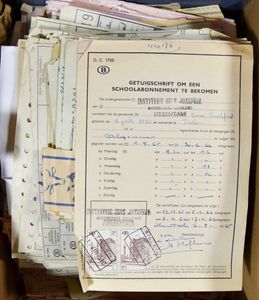Vrachtbrieven, 4 kg, diverse uitgiften, abonnementsaanvragen, zm/m