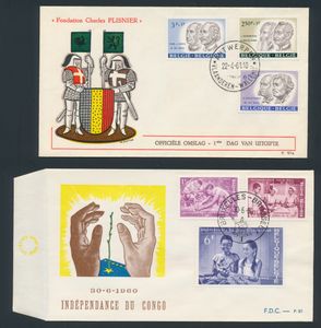 Samenstelling +/-150 FDC's (1956/1988), zm