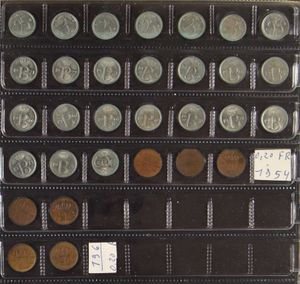 MUNTEN: België, algemeen in 3 klasseurs, 4 kg (ZONDER zilver)