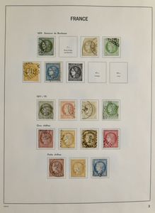 1849/1964 Verzameling in Davo album met beter materiaal w.o. Yv. 122 * (licht hoekplooitje), Mouchon 1902, Le Havre, doorsnee mooie kwaliteit, zm/ntz (Hoge cataloguswaarde)