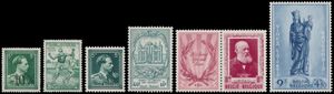 1945/1975 Quasi volledige verzameling incl. blokken en LP (zonder Gellingen en BL 32), in Schaubek album, zm