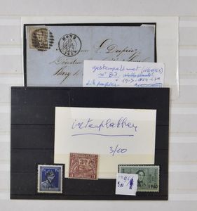 1879/1982 Verzameling in Davo album, waarbij betere stempels + wat extra's, zm/m