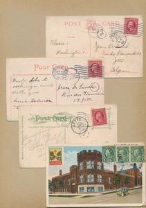 Samenstelling 113 poststukken Duitsland (51x), Oostenrijk (20x) en USA (32x), zm/m