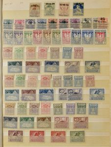 1915/2000 Verzameling in insteekboek, vanaf beginperiode met o.a. Zarki, Port Gdansk, Danzig, Generalgouvernement, zm/m/ntz