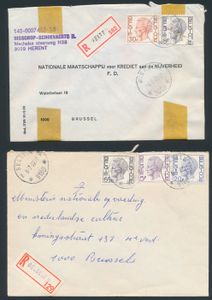 Moderne periode, klassement sterstempels, geklasseerd van A-Z, zm/m