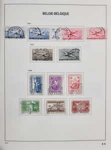 1870/1983 Verzameling LP, SP, TX, dienst, BZ, in Davo album, overwegend gest., zm/m