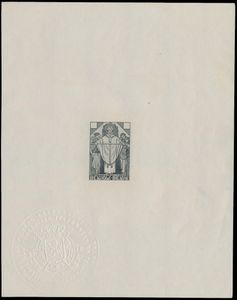 N° 346 in ministervelletje zonder waardeaanduiding, zm/m (OBP €250)