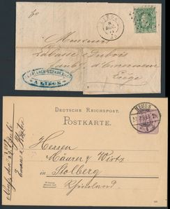 Samenstelling +1000 poststukken diverse landen, vooral PWST, zm/m/ntz