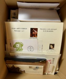 Variadoos diverse uitgiften, BK, HK, enz. + iets buitenland, zm/m/ntz