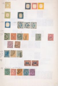 1862/1950 Startverzameling in schrift, waarbij ook Staten en San Marino, zm/m/ntz