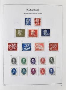 1945/1974 Well-filled collection in Davo album including Mao, vf/f.
