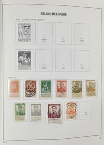 1849/1969 Basisverzameling in Davo album, w.o. 221/33 *, Kathedralen **, 266A/K *, Sanatorium *, -10% **, Atletiek **, Breendonk *, Brugge *, BL 2 gest., BL 29 **, SP gest., TX, zm/m/ntz