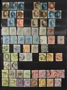 1849/1986 Verzameling in insteekboek, w.o. volledige reeksen, 