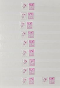 1969/1973 Combinaties uit boekjes in insteekboek, voorraad, zm 