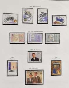 1851/1996 Startverzameling in 4 Prinet klembanden, waarbij volledige reeksen, Kastelen **, jaren '50 overwegend *, back of the book, nominaal, zm/m/ntz