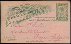 1902 EP Stibbe N° 16, reply flap with in box griffs 