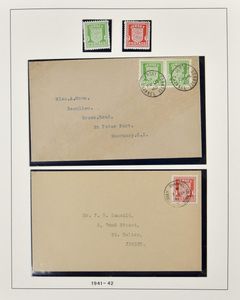 1941/1990 Verzameling vanaf Duitse bezetting in Lindner album, volledig vanaf 1969 met extra's o.a. boekjes, zm