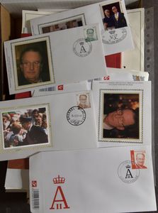 Koningshuis, kleine samenstelling FDC, FDS en HK, zm