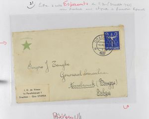 Verzameling diverse stempels en periodes in ringklasseur, w.o. relais, 40/45, thema scouts, Rode Kruis, retour, zm/m