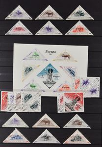 Horses, accumulation in 2 stockbooks, vf/f