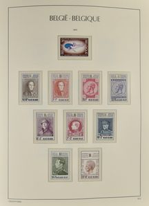 1970/1995 Verzameling in Leuchtturm album, zm (Frankeerwaarde: 8.173 BEF)