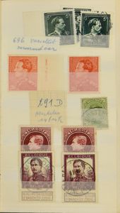 1865/1960 Samenstelling diverse uitgiften, waarbij veel stempels, betere waarden, interessant om na te kijken, w.o. 2 x 