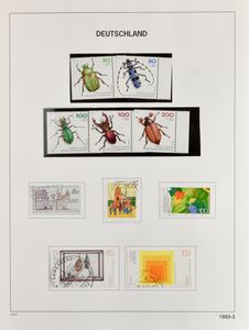 Collection Bund 1969/1996 et Berlin 1948/1990 en 2 albums Davo, tb/b