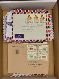 1971/1986, accumulation of more than 100 items (covers, FDC, registered cover) franked with several issues, a lot of good cancellations, for study, vf/f/to be checked