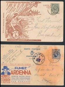 1905/1985 Samenstelling honderden PWST, waarbij zeer veel publibel, alle gelopen, zm/m/ntz
