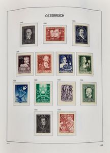 1852/1998 Samenstelling in 2 Davo albums en 2 mappen, w.o. reeksen en blokken, zm/m