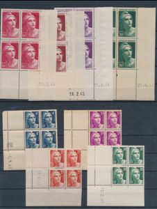 N° 725/33 (zonder n° 726) 