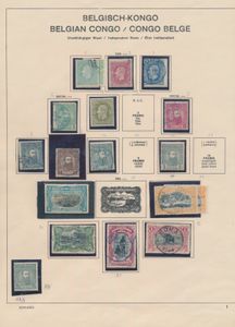 1886/1960 Collection on leaves with first and second issues, Mols, overprints, sets, MS 2 **, vf/f/to be checked