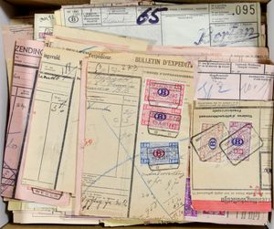 Oost-Vlaanderen, enkele duizenden spoorwegdocumenten jaren '30, '40 en '50, zm/m/ntz