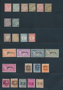 Classic accumulation Monaco including 2° issue (*) and better stamps strafport with unverifiable cancellations, also French Andorra Merson t.e.m. 