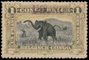 N° 16B/22B Série complète avec surcharge 