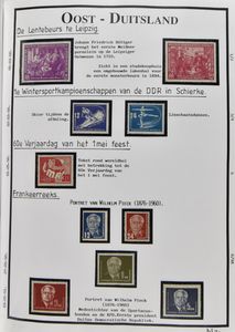 1950/1990 Collection in 3 Davo albums, very well filled including Mao **, very many sets, and souvenir sheets, vf 