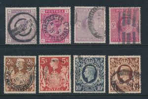1883/1948 Samenstelling hoge waarden: Victoria, Edward VII and George VI, Victoria 