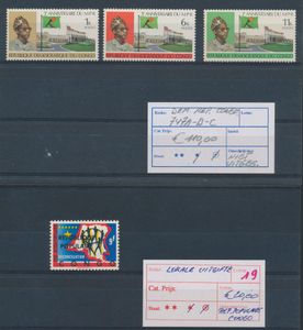 Samenstelling diverse landen op +/-200 kaartjes, overwegend Belgische gebieden, waarbij beter materiaal, meestal **/*, zm/m/ntz