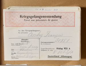 Krijgsgevangenenpost, Stalag-VIII.A, 10-tallen brieven verstuurd van Braine L'Alleud naar Duitsland en andersom, zm/m