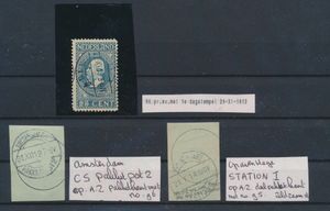 N° 96 met eerstedagstempel, n° 96 met stempel 