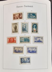 Album France and 6 stockbooks French territories, including Vietnam, Indochina, much older material, vf/f/to be checked