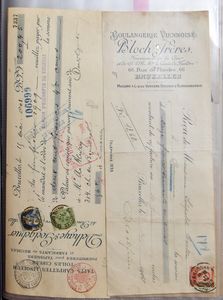 1869/1912 Duizenden zegels na te zien op stempels, plaatfouten, enz., zm/m/ntz