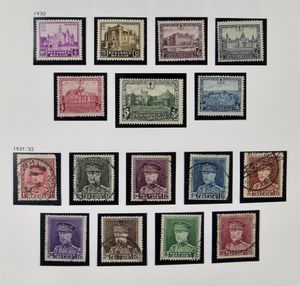 1850/1959 Startverzameling in Davo album, waarbij volledige reeksen, zm/m/ntz