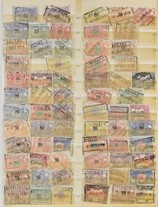 1905/1913 Verzameling C-stempels op +/-2200 zegels in insteekboek, alfabetisch geklasseerd, uitzonderlijk aanbod, zm/m/ntz