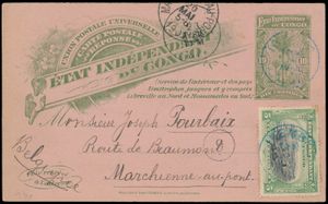 1901 EP Stibbe N° 16, reply flap with 